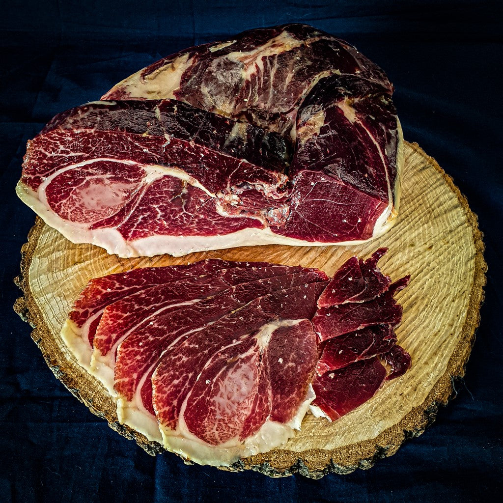 salaisons ibériques plateaux charcuteries jambon tranches jambon Espagnol pata-negra bellota iberico