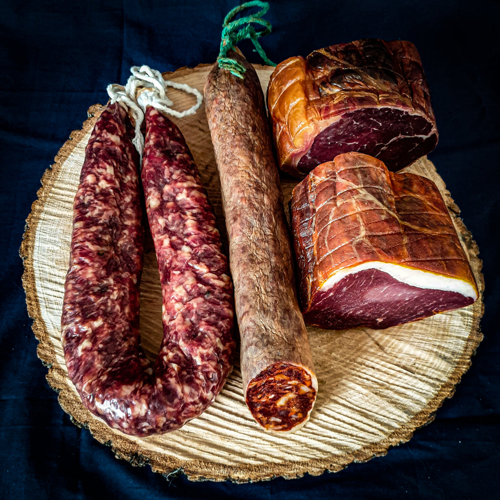 salaisons ibériques plateaux charcuteries jambon tranches jambon Espagnol