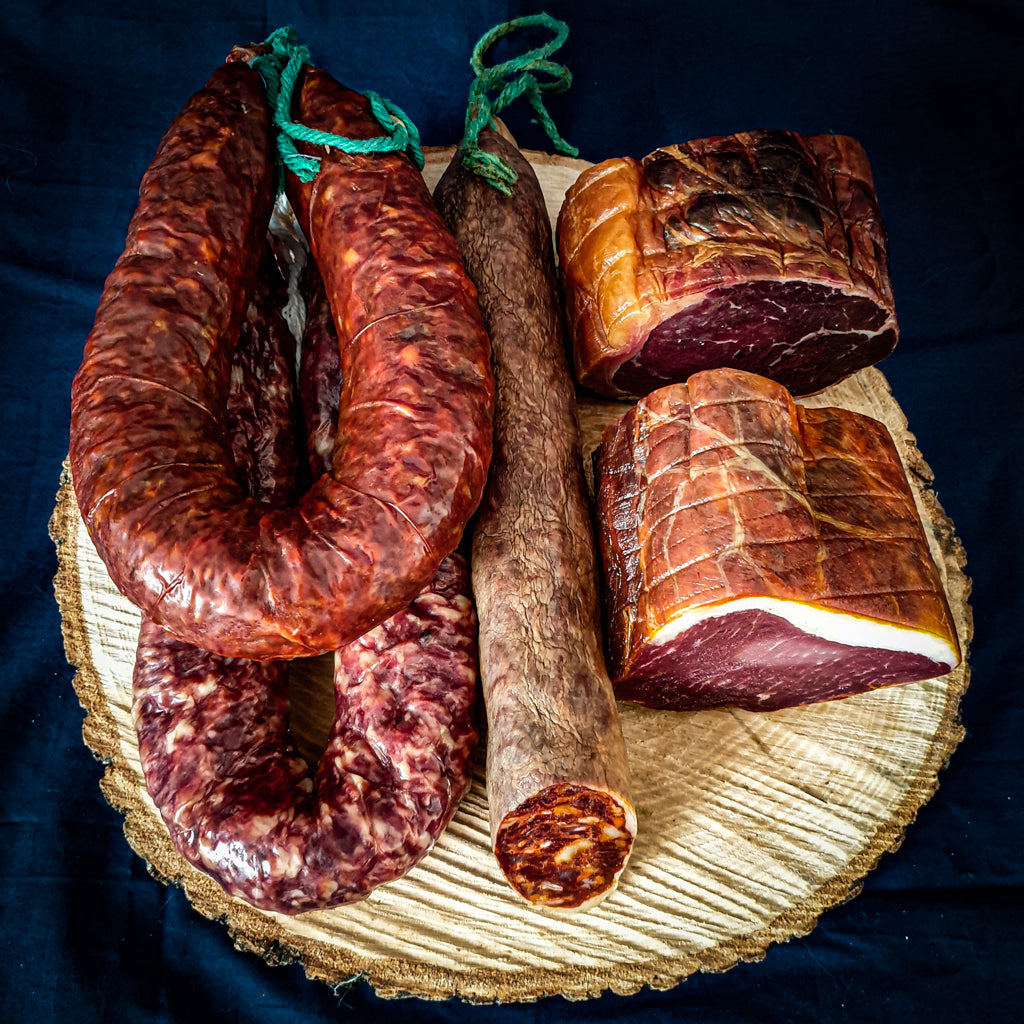 salaisons ibériques plateaux charcuteries jambon tranches jambon Espagnol