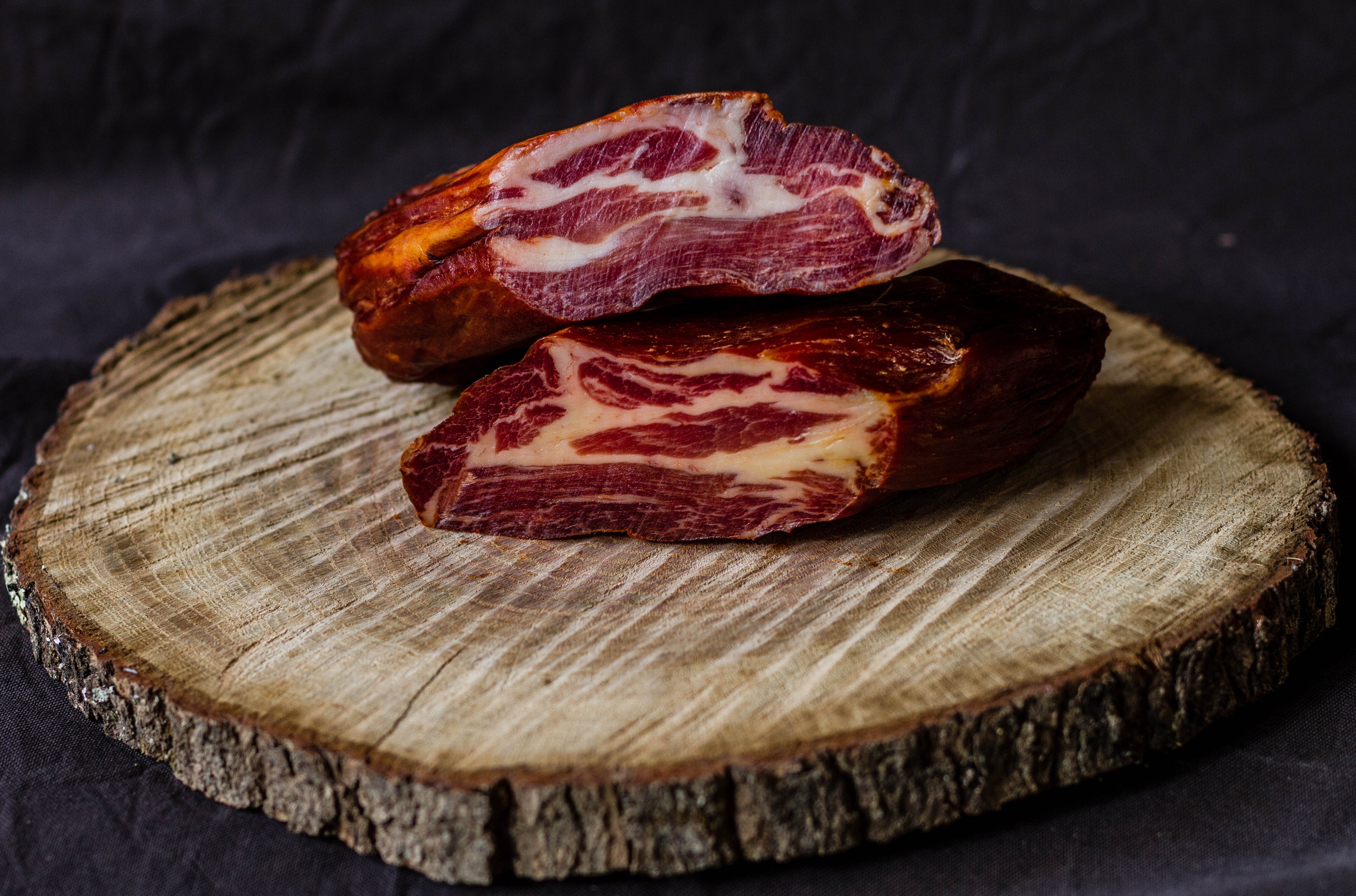 Coppa fermière de Teruel (entière) - salaisons ibériques plateaux charcuteries jambon tranches jambon Espagnol