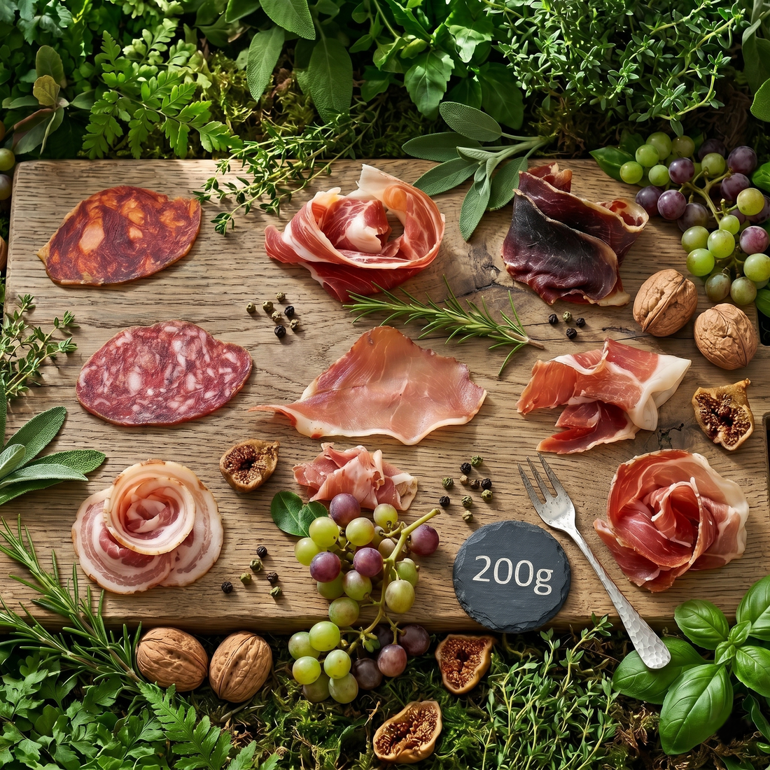 salaisons ibériques plateaux charcuteries jambon tranches jambon Espagnol