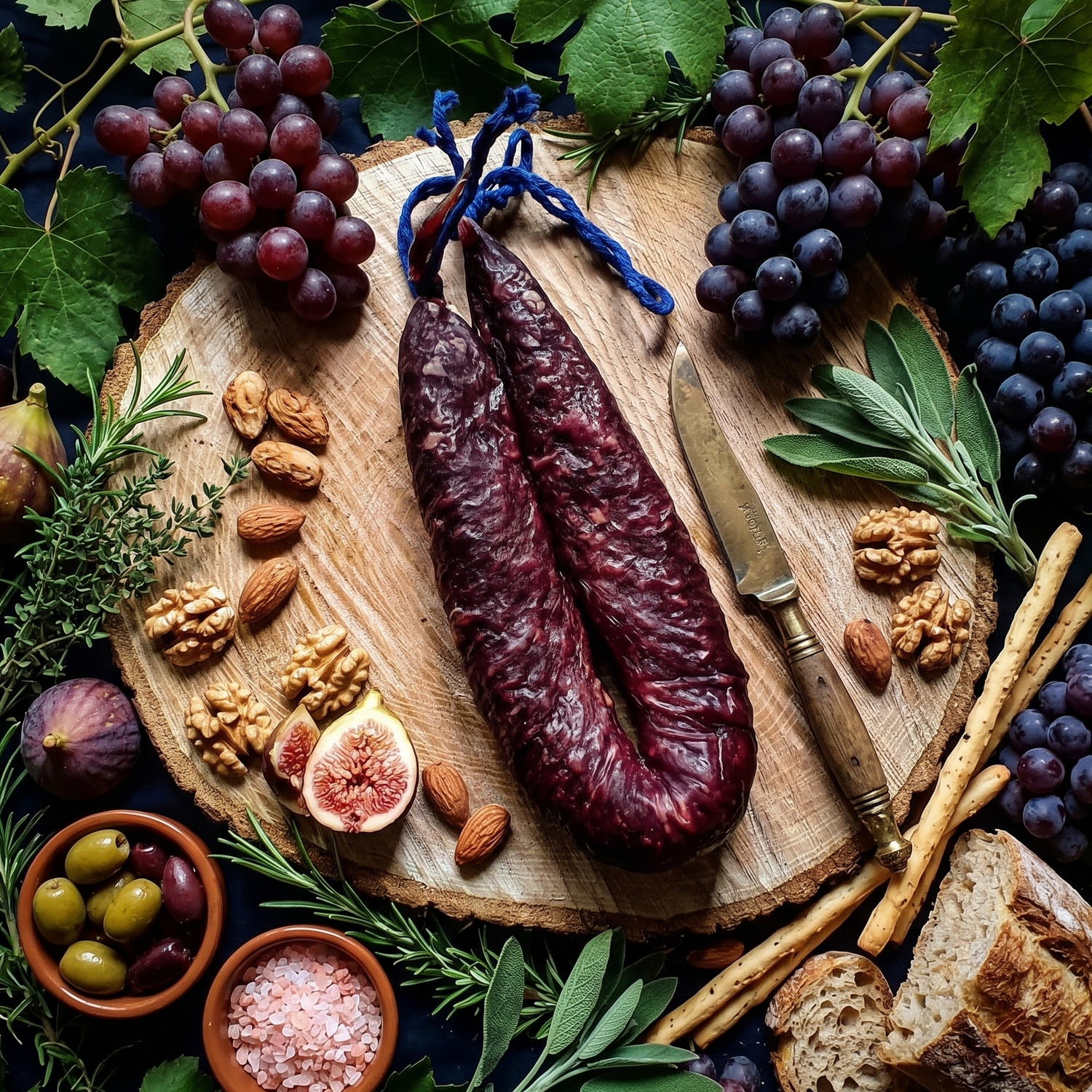 salaisons ibériques saucisson bœuf plateaux charcuteries jambon tranches jambon Espagnol apéritif apéro