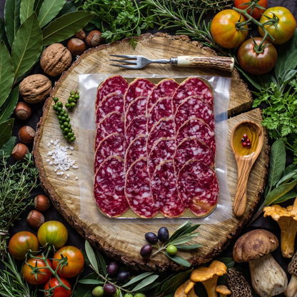 Saucisson iberico bellota  salaisons ibériques plateaux charcuteries jambon tranches jambon Espagnol 