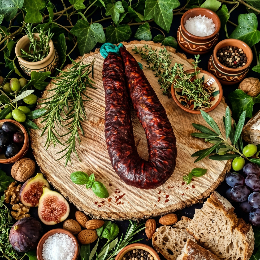 chorizo espagnol doux salaisons ibériques plateaux charcuteries jambon tranches jambon Espagnol