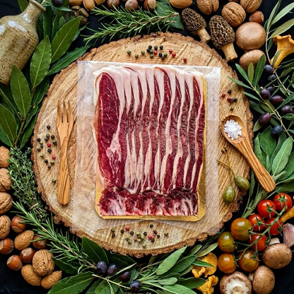 Paleta de bellota iberica salaisons ibériques plateaux charcuteries jambon tranches jambon Espagnol 