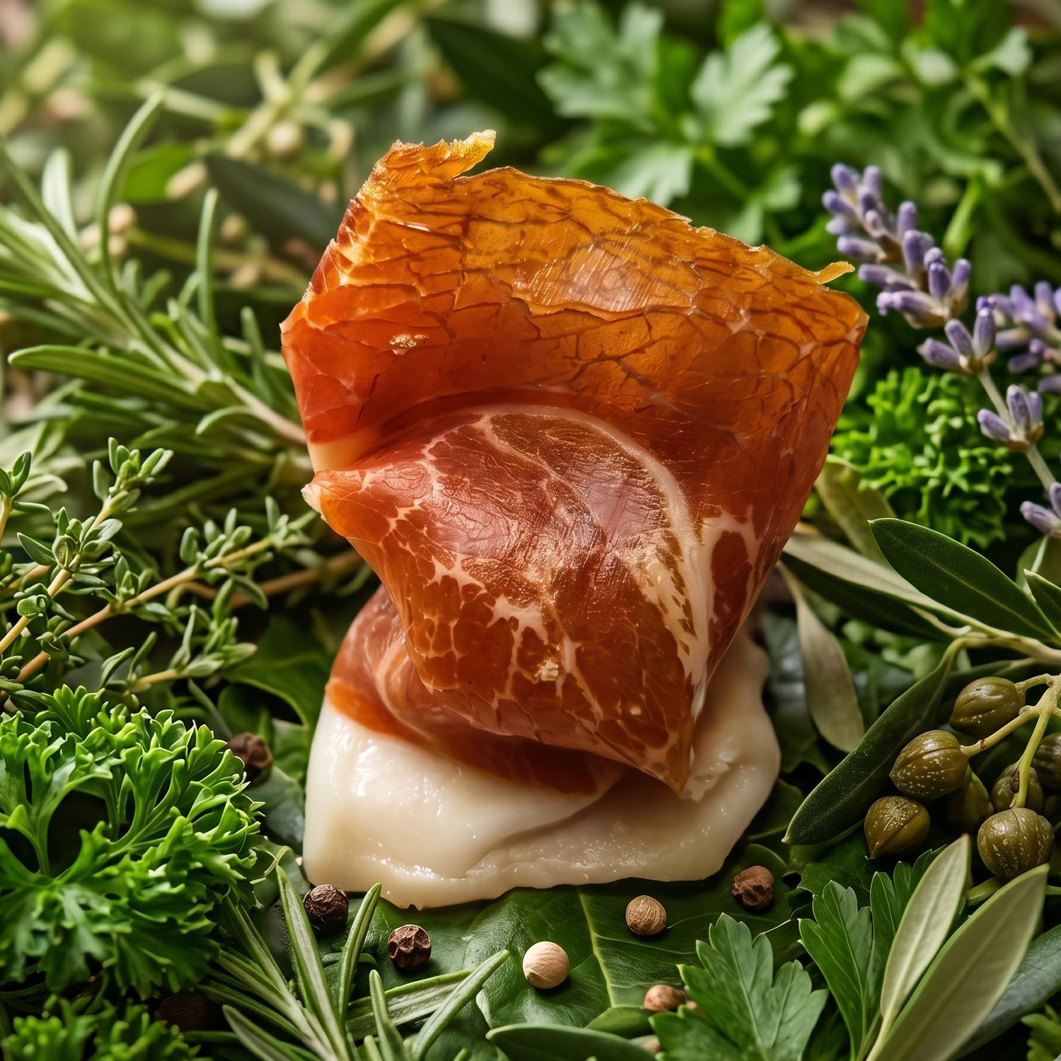 salaisons ibériques plateaux charcuteries jambon tranches jambon Espagnol jambon de Trevelez