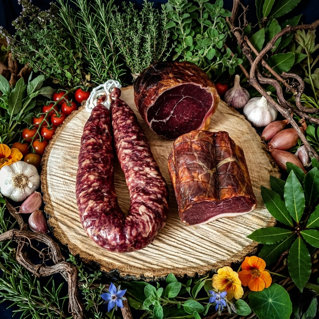 salaisons ibériques plateaux charcuteries jambon tranches jambon Espagnol